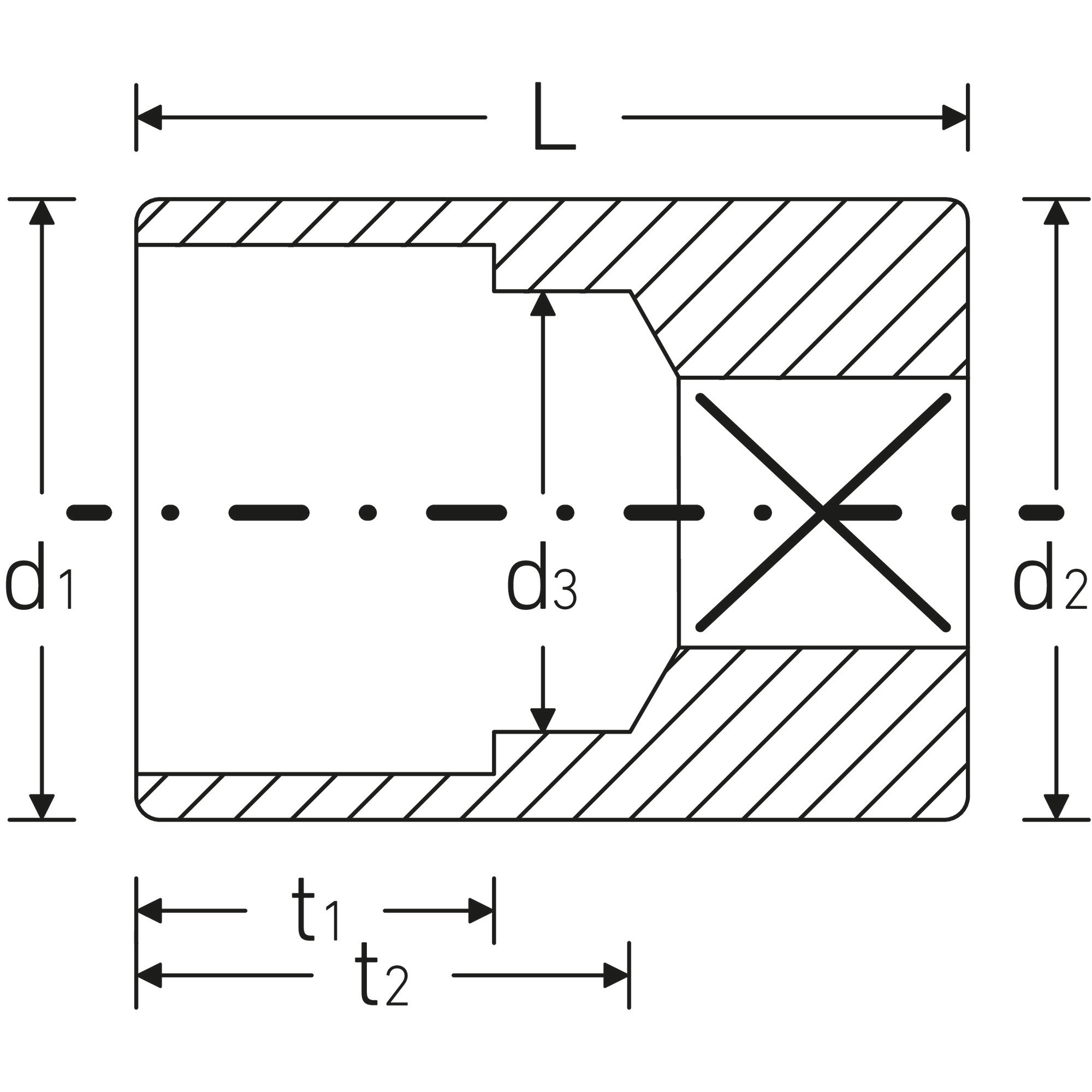 Soquete Sextavado STAHLWILLE 40 6 mm Encaixe 1/4" AS-Drive HPQ Made in Germany 3