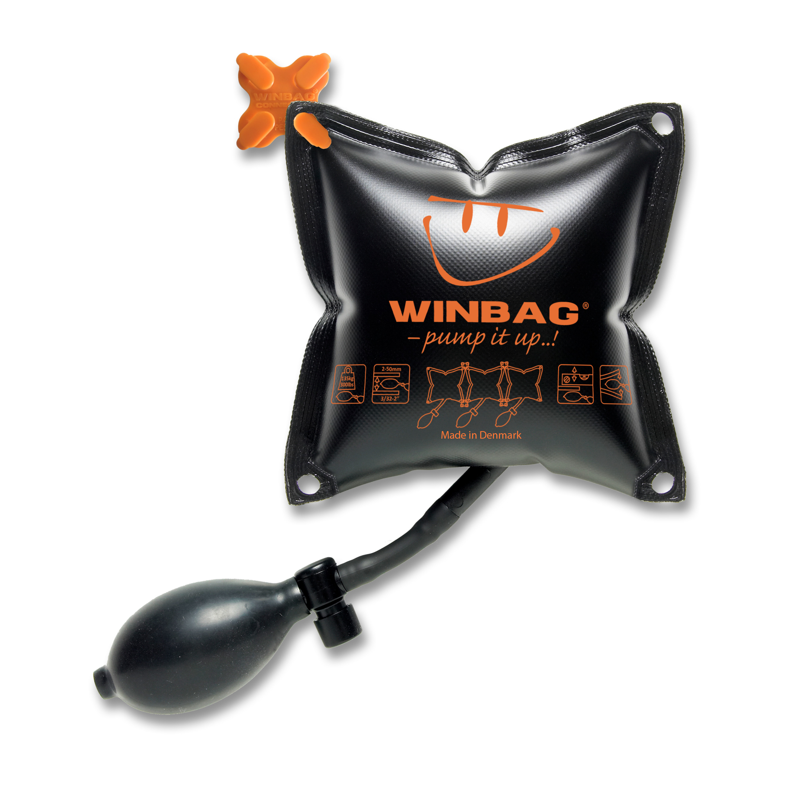 Cunha Inflável WINBAG® CONNECT C5733B  135 kg 16x16 cm - Made in Denmark